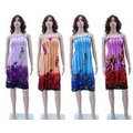 Women's Sundresses - Floral Prints w/ Spaghetti Straps(S,